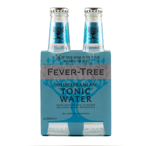 Mediterranean Tonic Water 4x200ML Mixer Fever Tree