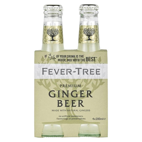 Fever Tree - 'Premium' Ginger Beer (4x200ML)