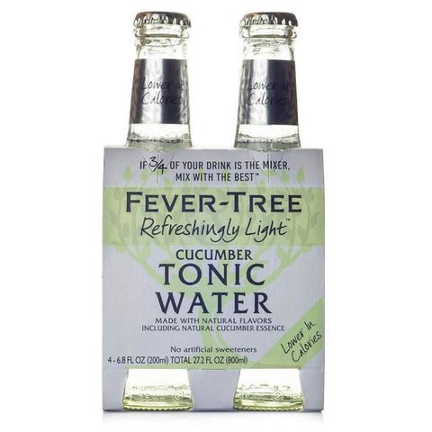 Cucumber Tonic Water Refreshingly Light Mixer Fever Tree 4x200ML