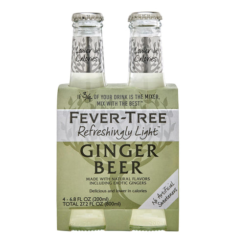 Ginger Beer Refreshingly Light Mixer 4x200ML Fever Tree