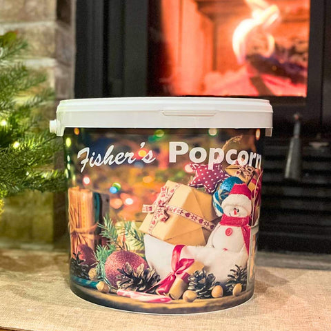 Caramel Popcorn Fresh Fisher’s Popcorn Tubs
