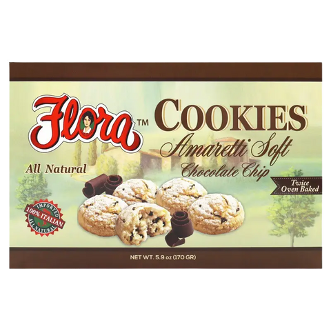 Amaretti Soft Cookies Chocolate Chips Cookie Flora Foods