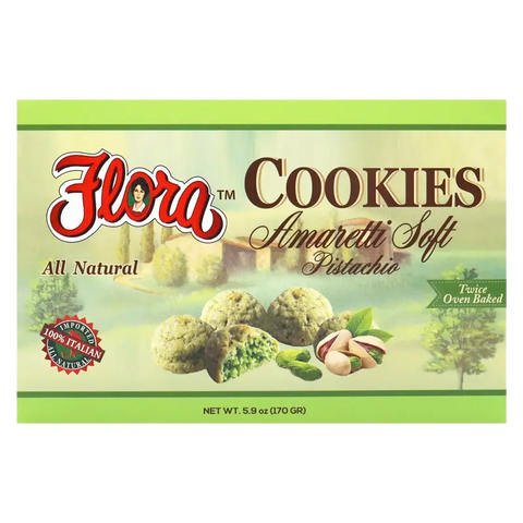 Amaretti Soft Cookies Pistachio Cookie Flora Foods