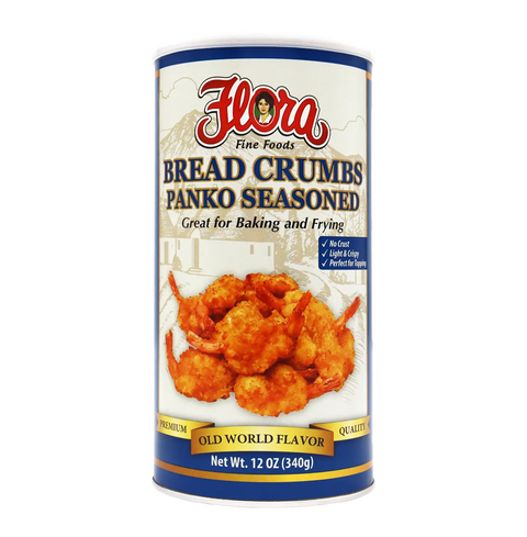 Panko Seasoned Bread Crumbs 12 oz Flora