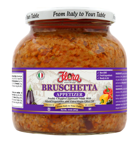 Bruschetta Appetizer Tapenade 10 oz Flora Foods