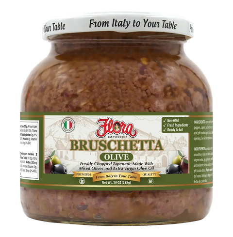 Olive Tapenade Mixed Olives Bruschetta Flora