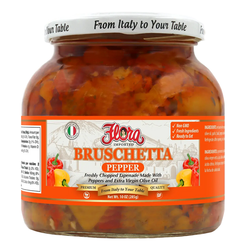 Pepper Tapenade Bruschetta 10 oz Flora Foods