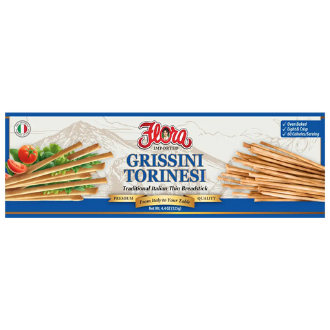 Grissini Torinesi Traditional Thin Breadsticks 4.4 oz Flora
