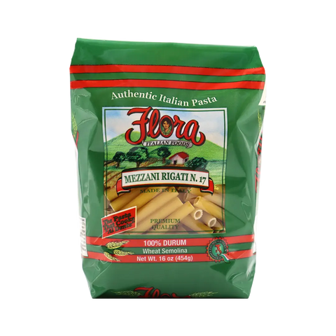 Mezzani Rigati 16 oz Pasta No. 17 Flora