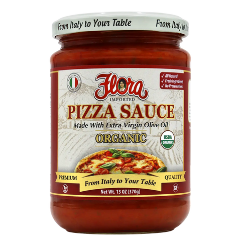 Organic Pizza Sauce Thick Texture 13 oz Flora