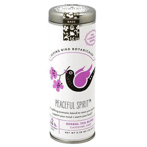 Peace Of Mind Herbal Tea Blend 6CT Flying Bird Botanicals