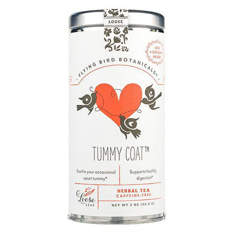 Tummy Coat Herbal Tea Blend 6CT Flying Bird Botanicals