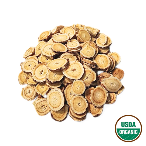 Organic Astragalus Root Woods-Grown Astragali membranaceus Radix Huang Qi Pian