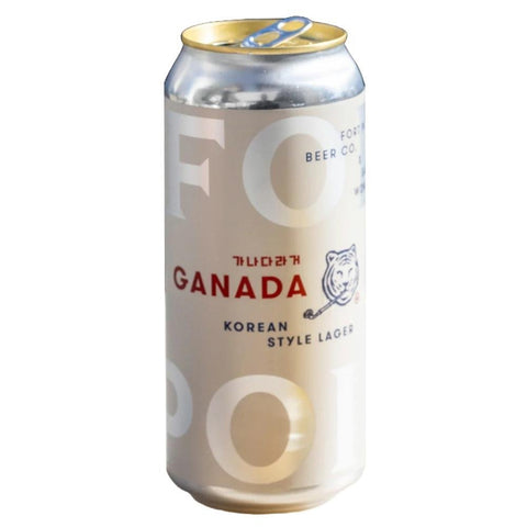 Ganada Korean Style Lager 16OZ Beer Fort Point Beer Co.