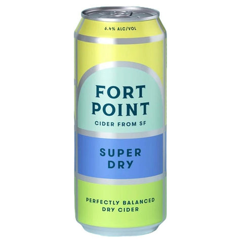 Super Dry Crisp Dry Cider 16OZ Fort Point Beer Co