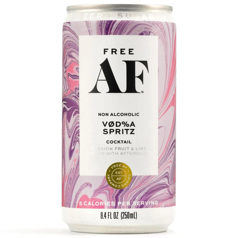 Vodka Spritz Non-Alcoholic Cocktail with Passion Fruit and Lime 4PK VØDA
