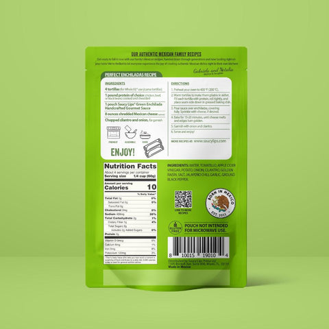 Fresh Green Enchilada Sauce