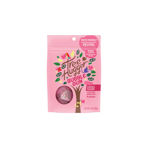 Sugar Free Classic Bubble Gum 1.41 oz Tree Hugger