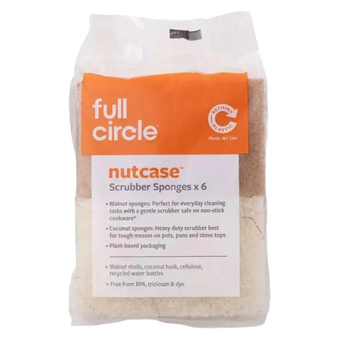 Nutcase Mixed Scrubber Sponges 6CT Full Circle Home