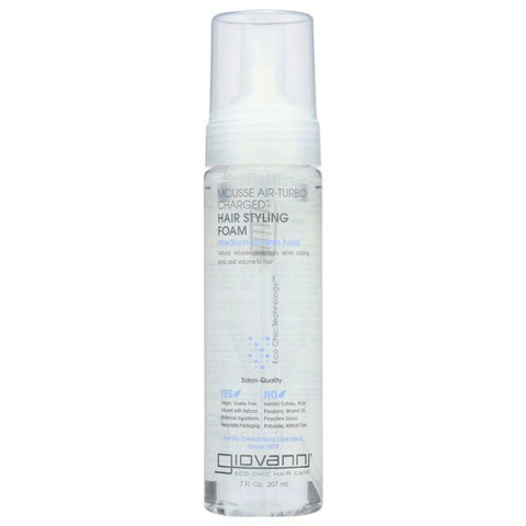 Mousse Air Turbo Charged Hair Styling Foam 7 oz Giovanni Cosmetics