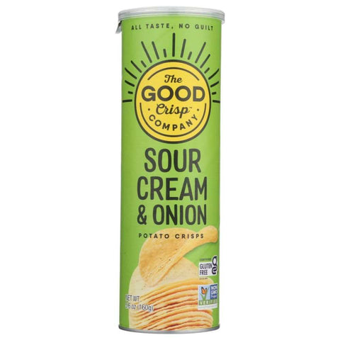 Sour Cream and Onion Potato Chips 5.6oz Snack THE GOOD CRISP COMPANY
