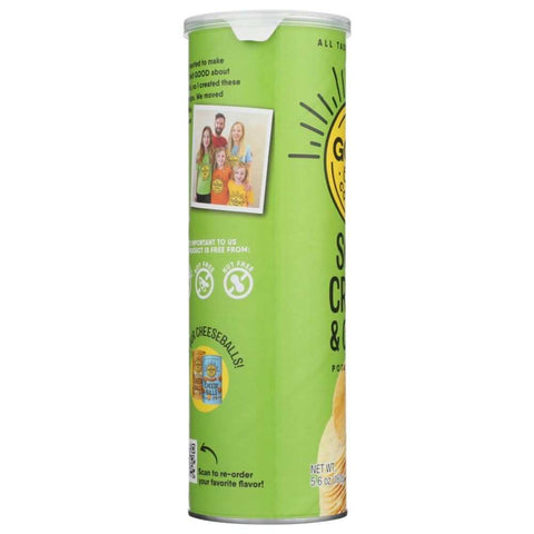 Sour Cream and Onion Potato Chips 5.6oz Snack THE GOOD CRISP COMPANY