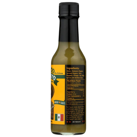 Green Habanero Hot Sauce 5 fl oz Gringo Bandito