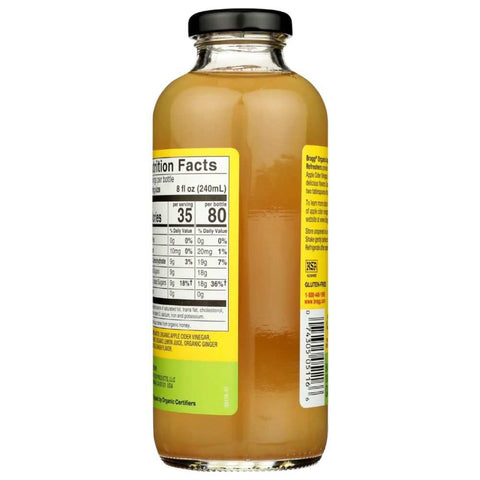 Apple Cider Vinegar Ginger Lemon Honey Refreshers Drink Bragg