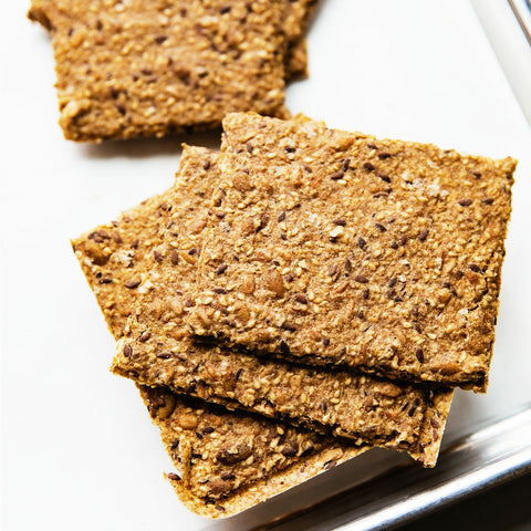 Norwegian Baked Sea Salt Flakes Organic Knekkebrød Crispbread 2.5 LB Bulk Bag