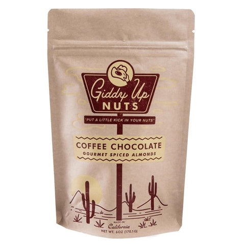 Coffee Chocolate Nuts 6oz Giddy Up Nuts