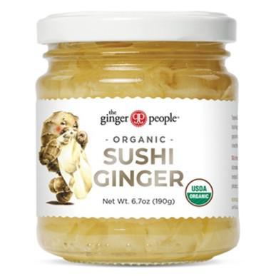 Organic Sushi Ginger Pickled Slices 190G Ginger People
