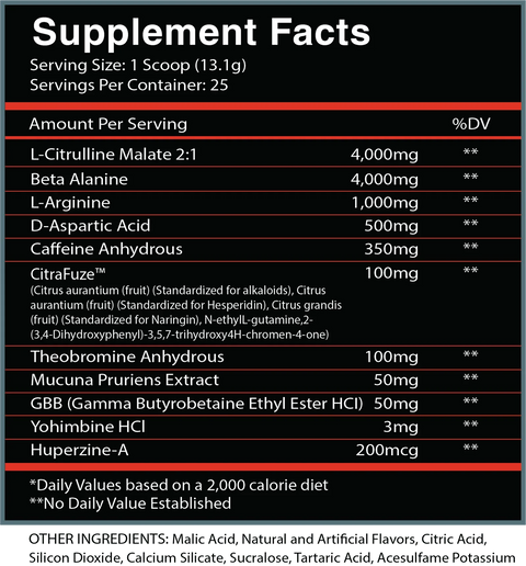Centurion Labz GOD OF FIRE® Thermogenic Pre