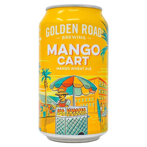 Mango Cart Light Wheat Ale Fruited Beer Golden Road Brewing 12OZ