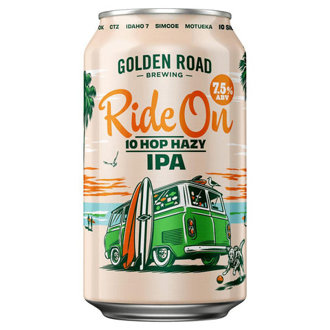 Hop Hazy IPA Ride On 10 12OZ Golden Road Brewing