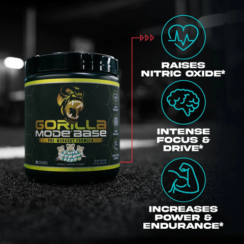 Gorilla Mind Gorilla Mode Base Pre-Workout | 20 Servings