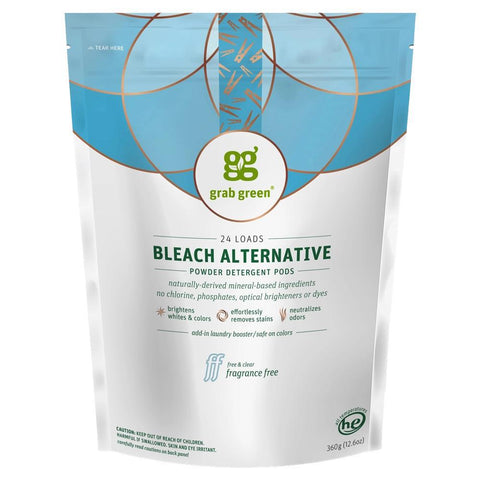 Non-Toxic Bleach Alternative Pods 24CT Grab Green