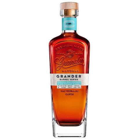 Grander Panama Rum Barrel Series Finished in Rye Whiskey Barrels 750ML