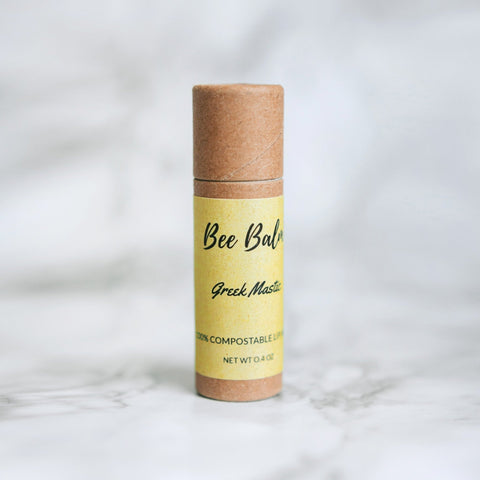 Bee Balm Greek Mastic Lip Balm Tubes 6 Sticks