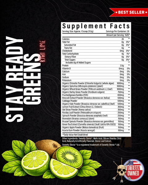 STAY READY Greens 30 Servings Alpha Country Training + Nutrition