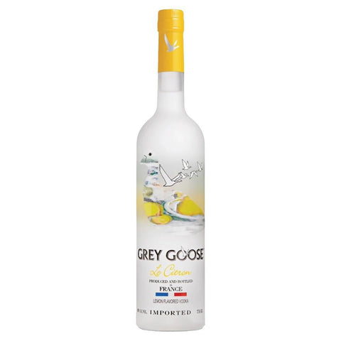 Grey Goose Le Citron Premium Flavored Vodka 750ML