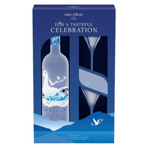 Grey Goose Original Vodka 750ML Martini Cocktail Gift Set