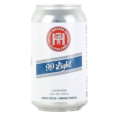 Gluten-Free Light American Lager 12OZ Ground Breaker Brewing