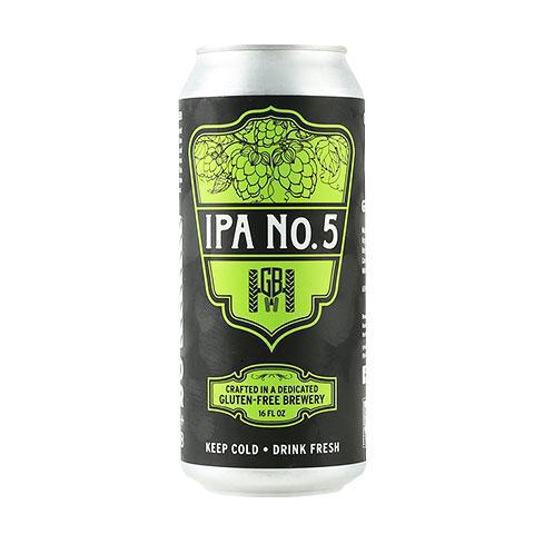 Gluten-Free No. 5 IPA Craft Beer Ground Breaker Brewing 16OZ