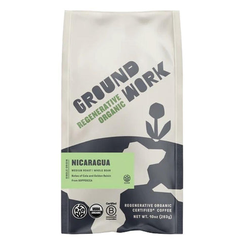 Groundwork Coffee Nicaragua Medium Roast Coffee Beans 10OZ