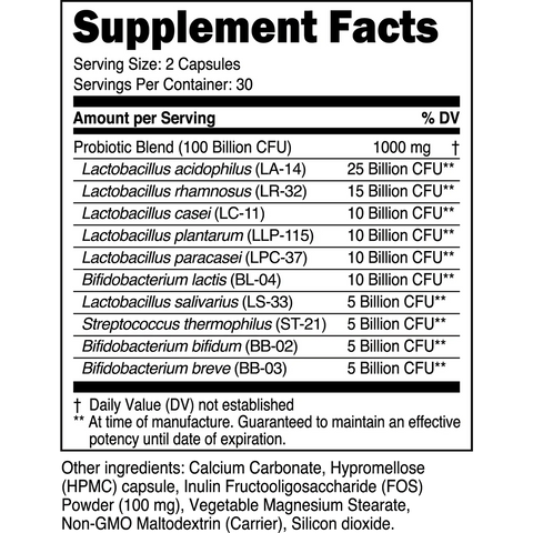 Transparent Labs Gut Health Probiotic