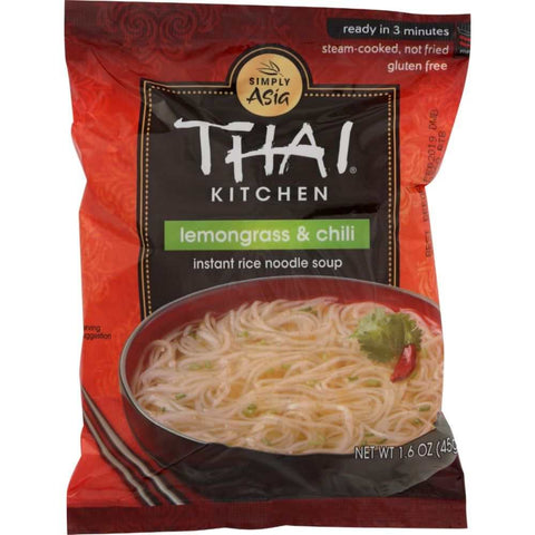 Gluten Free Lemongrass & Chili Rice Noodle Soup Instant Thai Kitchen