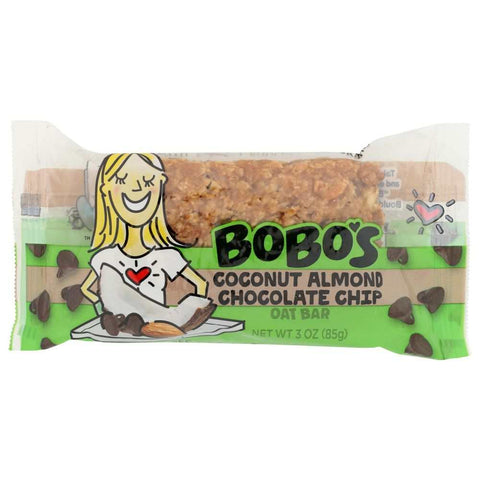 Coconut Almond Chocolate Chip Oat Bar 3 oz Bobo's Oat Bars