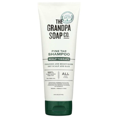 Pine Tar Natural Relief Shampoo for Scalp Itching & Dryness GRANDPAS