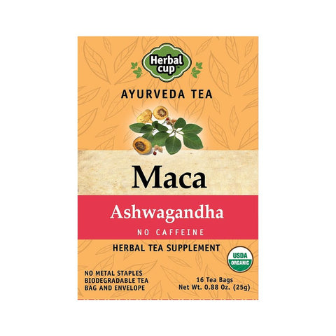 Maca Ashwagandha Tea Herbal Cup 16 bg