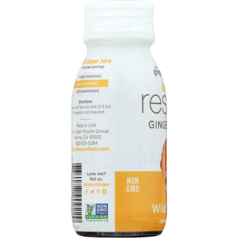 Ginger Shots Turmeric & Ginger Boost Wellness Shot Ginger Rescue